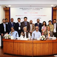 A group photograph from the '1st Discourse' by the Centre for Discourses on Criminal and Constitutional Jurisprudence. It was an honor to be part of this important dialogue.