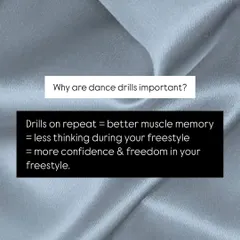 Why are drills important? Because drills on repeat lead to better muscle memory. That means less thinking during your freestyle, which gives you more confidence and freedom to truly express yourself.