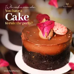 A party without a cake is just a meeting. My dessert offerings range from decadent chocolate cakes like this one to traditional Indian sweets, ensuring your celebration ends on the sweetest note.