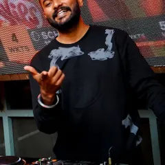 A moment of connection from behind the decks. I always remember the people who join me on this journey.