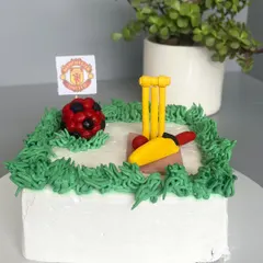 From the pitch to the plate, this Black Forest cricket cake is a match made in dessert heaven. I use minimal fondant and focus on delicious details, like the chocolate and cherry-filled cricket ball, to celebrate every sweet victory.