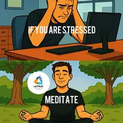 If you feel stressed from work or life, meditation is a powerful tool to calm your nervous system. Just a few minutes of mindful breathing can reset your mind and lower cortisol levels.