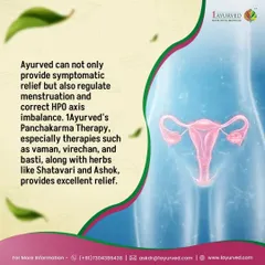 For PCOD, we go beyond symptomatic relief to regulate menstruation and correct the underlying HPO axis imbalance. Panchakarma therapies like Vaman and Basti, along with herbs like Shatavari, provide excellent and lasting relief.