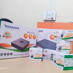 This is a complete security solution from PRAMA, a brand made in India. The kit includes a high-definition DVR and multiple cameras, all backed by a 5-year warranty for your peace of mind.
