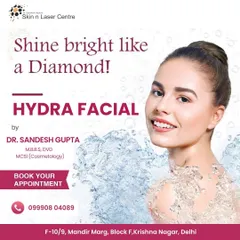 Shine bright like a diamond with a Hydra Facial. This treatment deeply cleanses, exfoliates, and hydrates the skin, making it the best makeup you can wear. Book your appointment for this refreshing experience.