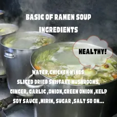 The foundation of our ramen is the broth, which we simmer for hours every day with chicken and a variety of vegetables to develop a deep, healthy, and complex flavor.