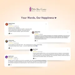 Your words are our greatest motivation. Reading reviews from patients who have trusted me for over 12 years or who felt truly heard during their first consultation reminds my team and me why we are so passionate about what we do.
