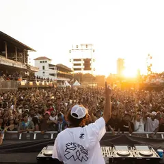 A sunset set with &ME at the Mahalaxmi Racecourse in Mumbai. I choose unique venues that add to the magic of the music, creating unforgettable daytime and evening parties.
