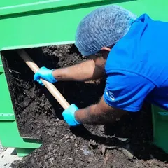My experiment at Akshayakalpa to process dairy rejects using Eartha composters was a great success. Even tough-to-break-down materials like paneer were fully composted, with temperatures reaching 65.5 degrees Celsius, effectively killing any pathogens.