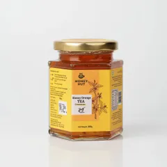 A jar of Honey Orange Tea concentrate, shot with the same consistent lighting and angle. Consistency across your product line is key for a professional online store.