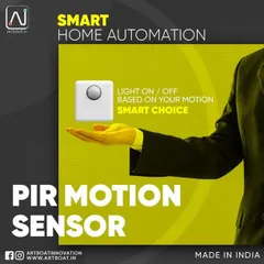 Make the smart choice for your home with my PIR motion sensor. This device provides intelligent, motion-based light control, a key feature in my Made in India home automation systems.
