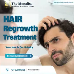 Your hair is our priority. We offer advanced hair regrowth treatments designed to nourish the scalp and stimulate growth for thicker, healthier hair.