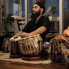 A quiet evening of practice in Mumbai. The city's energy fades into the background as I focus on the rhythm.
