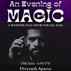 Another magical night with Nakul Shenoy & Friends, featuring magician Divyansh Apurva. These shows bring together celebrated performers and rising stars for an unforgettable experience.