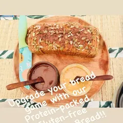 Upgrade your meals with my protein-packed, gluten-free lentil bread. It's the perfect base for my vegan nut butters, creating a snack that is both delicious and incredibly nourishing.