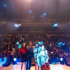 A shot from our show in Vancouver. The energy from the crowd and the band makes these large-scale concerts so special.