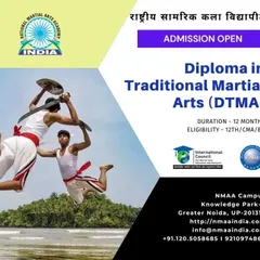We invite you to enroll in our Diploma in Traditional Martial Arts (DTMA). This 12-month course is for those with a 12th pass or equivalent qualification and provides a deep, practical understanding of India's historic martial disciplines.