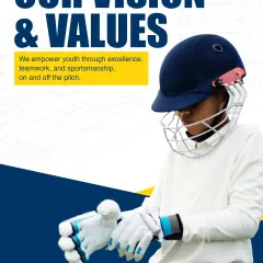 Our vision and values are clear: we empower youth through excellence, teamwork, and sportsmanship, developing great players and even better individuals.