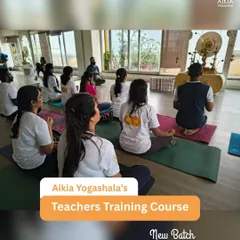 A soulful beginning for a new batch of our Yoga Teachers Training Course. We started with bhajan, followed by Japa initiation and basic abhyas, setting a tone of pure intention and focus.
