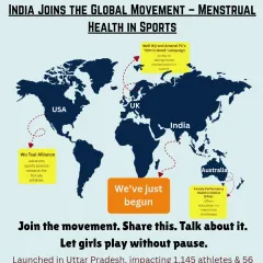 Menstrual health in sport is a global movement, and we are proud to be leading the charge in India. This map shows how our 'Play Without Pause' pilot, which impacted over 1,145 athletes, positions India alongside global leaders in advancing research and education for female athletes.