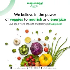 We believe in the power of veggies to nourish and energize. This image showcases the fresh, colorful vegetables that form the foundation of our healthy and tasty meals.