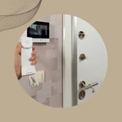 My video door phone solutions allow you to see and communicate with visitors from the safety of your home.