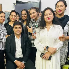 Celebrating Diwali with my female colleagues. These festive moments strengthen our bonds and make our professional lives richer.