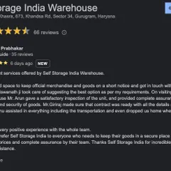 A local guide shares their positive experience needing last-minute storage for official merchandise. Our team provided a satisfactory inspection, ensured the contract was ready, and offered complete assurance of safety.
