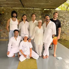 Our Sangat, our spiritual community, is the soul of every retreat. This moment from our Sri Lanka journey shows the connection we build when we gather in safe, intentional spaces, all dressed in white to amplify our collective radiant body.