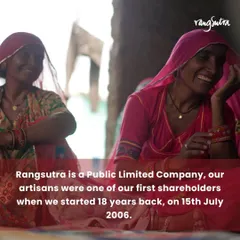 We are a Public Limited Company, and our artisans were among our first shareholders when we started 18 years ago. Their ownership is central to our mission.