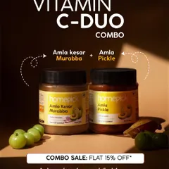 Get your daily dose of Vitamin C with our Amla Kesar Murabba and Amla Pickle duo. This combo is packed with the goodness of amla for your daily defense against winter chills.