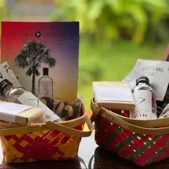 We were thrilled to be a gifting partner for the Amplify Music Incubator. We created these welcome baskets featuring our soaps alongside other local goodies for the talented artists.