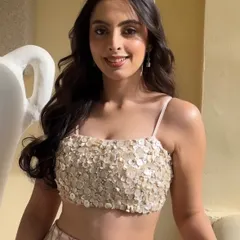 A lovely portrait of Yashodhra Seth. Her voluminous waves are the star of the show, demonstrating a classic glam look that is always in demand.