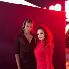 A moment with the show director before the fashion show. It takes a dedicated team to bring a vision to life on the ramp.