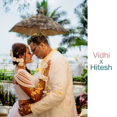 An intimate moment amidst the Haldi festivities. Even with all the chaos, there are quiet moments of connection that I love to capture.
