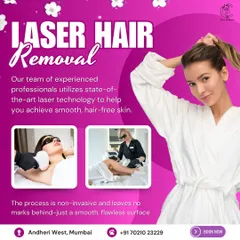 Our team of experienced professionals uses state-of-the-art laser technology to help you achieve smooth, hair-free skin. The process is non-invasive and leaves no marks, just a flawless surface.