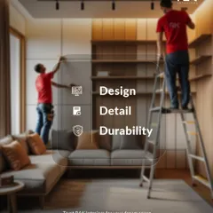 Design, Detail, Durability. These are the three pillars of our commitment to you. We combine innovative designs with meticulous attention to detail to create spaces that are built to last.