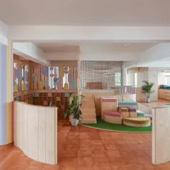 Our environment is thoughtfully designed with natural wood and soft colors to create a calm and welcoming atmosphere for learning and play.
