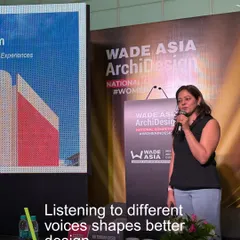 Listening to different voices shapes better design. Here, one of our partners speaks at the WADE ASIA ArchiDesign event, sharing our perspective and contributing to a broader conversation about the future of architecture.