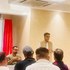 A view from the audience during the discussion on challenges and solutions for rural youth. It is inspiring to see the community united to protect our future generation.