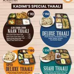 Need a complete meal solution for your office or a small get-together? We offer a variety of special thalis, from the simple Aloo Choor Choor Naan Thali to the grand Shahi Thali, all made without any onion or garlic.