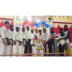 It was an honor to be felicitated by the organizers and senior members during the Kumite Training Seminar in Davanagere. Sharing the art of karate with dedicated students across different branches is always a rewarding experience.