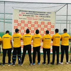 My team, 'Sid's Daredevils', ready for the Jigsaw Cricket League. A little friendly competition outside the courtroom is great for morale.