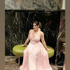 Dressed up for an evening out. I enjoy expressing my modern and cheerful side outside the courtroom.