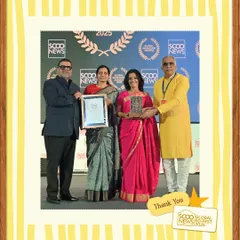 A picture from the ScooNews Global Education Fest, where we were recognized for our work. A big thank you to our team, our families, and the children who inspire us.
