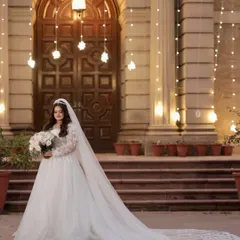 Turning bridal dreams into reality. These portraits showcase the elegance of a Christian bridal look, with a focus on soft, ethereal makeup and a timeless hairstyle.