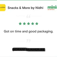 "Got on time and good packaging." I know how important it is for your order to arrive safely and on schedule, so I pay close attention to my packaging and delivery process.