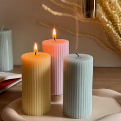 Dripless pillar candles have several advantages. They create less mess, burn for a longer period, and come in a wide variety of colors, making them a versatile and attractive choice for any occasion.