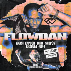 The poster for my closing set for the legendary Flowdan. This was a huge moment for me, as his music has been a major influence. It represents my journey into UK garage and bass music.