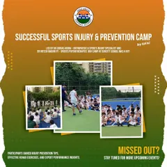 A look at our successful Sports Injury & Prevention Camp. Led by an Orthopaedic Specialist and a Sports Physiotherapist, we empower our athletes with the knowledge to stay injury-free and perform at their best.